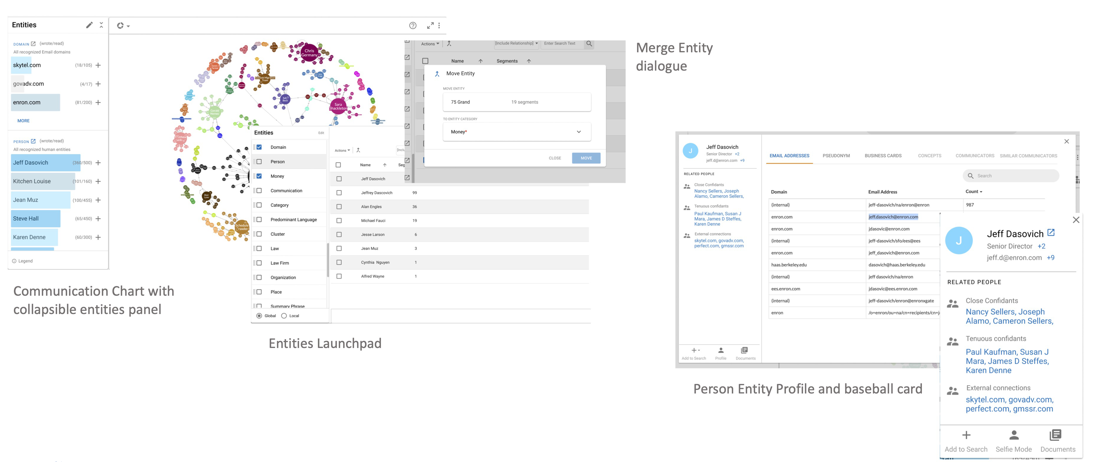 NER in action — entity detection on case data