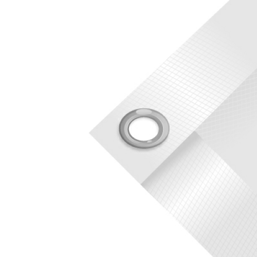 Metal grommet banner product